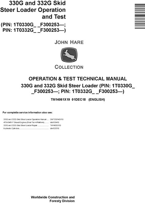 john deere 330g skid steer manual|330g john deere operators manual.